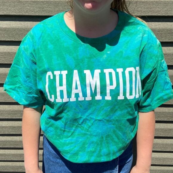 Champion custom reverse tie dye T-shirt - Picture 3 of 6